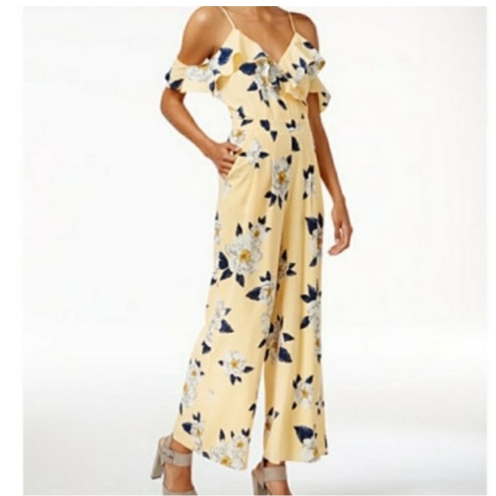 J.O.A. Floral Jumpsuit